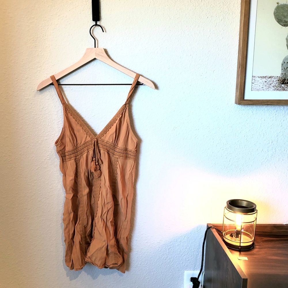 Forever 21 Yellow Tassle Dress